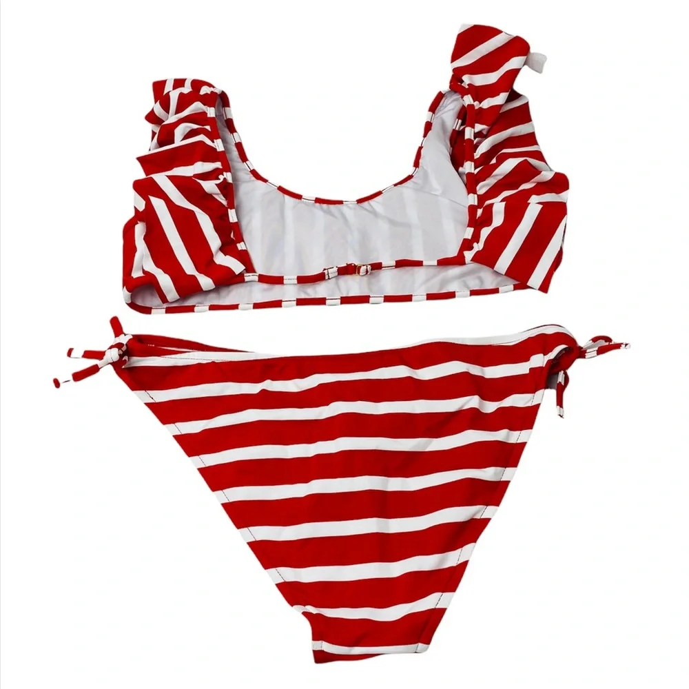 MILLY MINIS**Red Striped Bikini Set**Size 14/16**$145